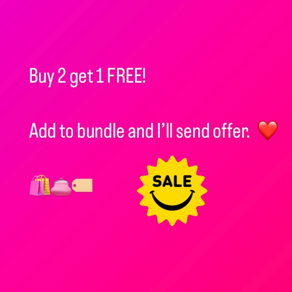 Buy 2 and get 1 free! Just add items to your bundle and I’ll send you an offer.